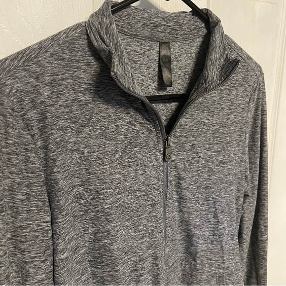 5/$100 Kyodan Grey yoga sweater - Picture 2 of 5